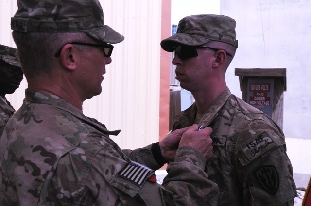 Soldiers receive Purple Heart, return to duty in Afghanistan
